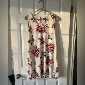 Lily Rose Cream Floral Mini Dress